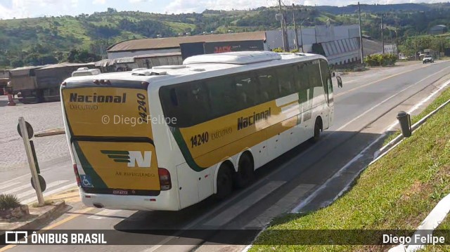 Viação Nacional 14240 na cidade de Formiga, Minas Gerais, Brasil, por Diego Felipe. Número da foto: #9960615.