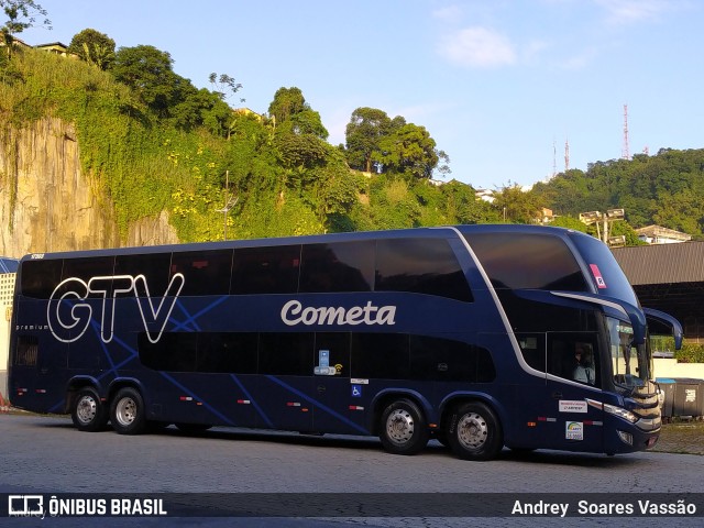 Viação Cometa 17303 na cidade de Santos, São Paulo, Brasil, por Andrey  Soares Vassão. Número da foto: #9961017.