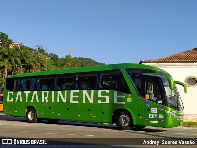 Auto Viação Catarinense 3405 na cidade de Santos, São Paulo, Brasil, por Andrey  Soares Vassão. ID da foto: 9960997.