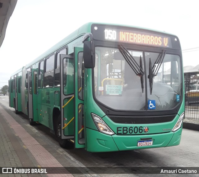 Auto Viação São José dos Pinhais EB606 na cidade de Curitiba, Paraná, Brasil, por Amauri Caetano. ID da foto: 9961097.