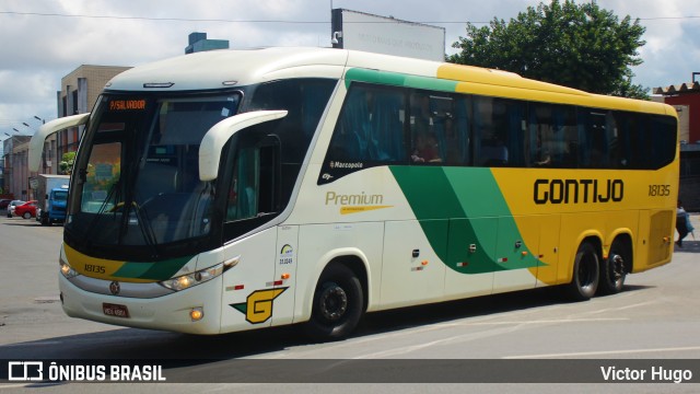 Empresa Gontijo de Transportes 18135 na cidade de Feira de Santana, Bahia, Brasil, por Victor Hugo. ID da foto: 9962257.