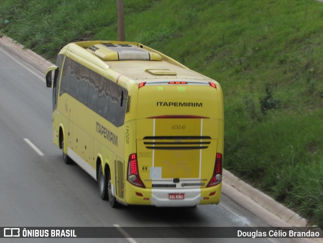 Viação Itapemirim 60041 na cidade de Belo Horizonte, Minas Gerais, Brasil, por Douglas Célio Brandao. ID da foto: 9961576.