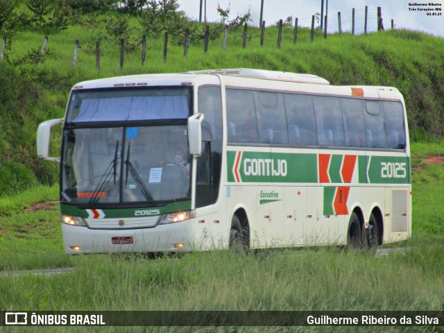 Empresa Gontijo de Transportes 20125 na cidade de Três Corações, Minas Gerais, Brasil, por Guilherme Ribeiro da Silva. ID da foto: 9962548.