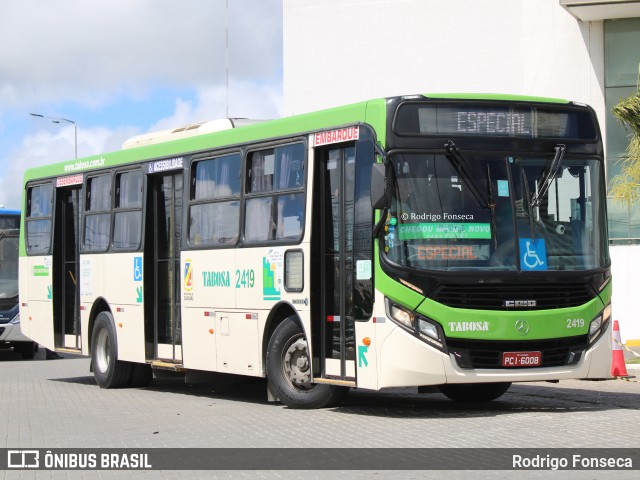 Auto Viação Tabosa 2419 na cidade de Caruaru, Pernambuco, Brasil, por Rodrigo Fonseca. Número da foto: #9961468.