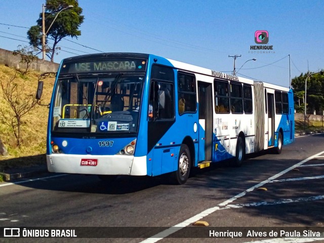 VB Transportes e Turismo 1597 na cidade de Campinas, São Paulo, Brasil, por Henrique Alves de Paula Silva. ID da foto: 9961849.