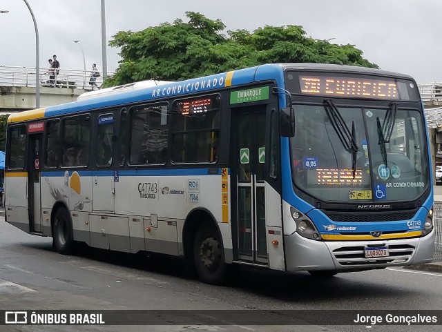 Viação Redentor C47743 na cidade de Rio de Janeiro, Rio de Janeiro, Brasil, por Jorge Gonçalves. Número da foto: #9962241.