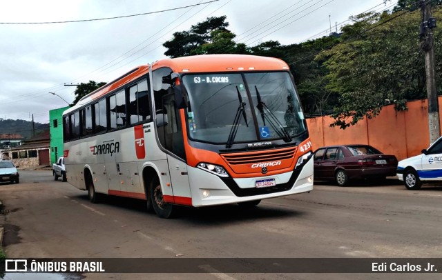 Empresa Caraça Transportes e Turismo 4231 na cidade de Barão de Cocais, Minas Gerais, Brasil, por Edi Carlos Jr.. Número da foto: #9962187.