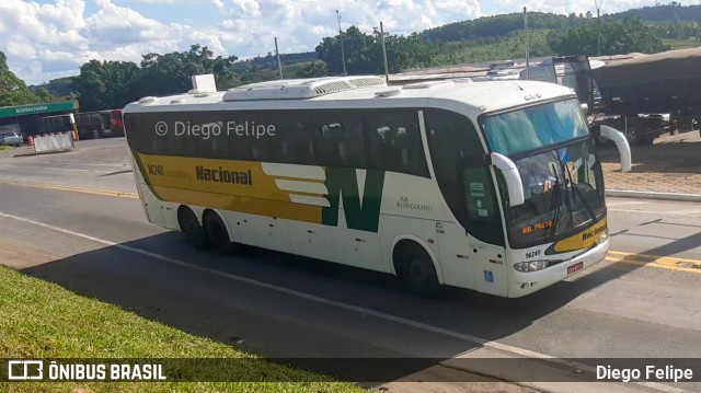 Viação Nacional 14240 na cidade de Formiga, Minas Gerais, Brasil, por Diego Felipe. Número da foto: #9960607.