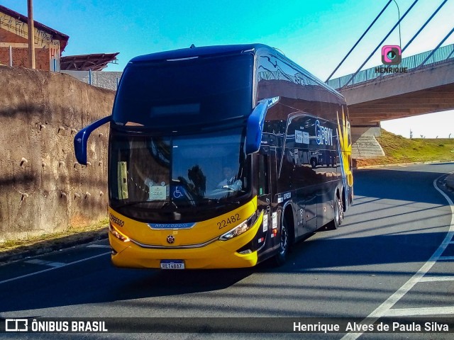 Expresso Transporte e Turismo Ltda. 22482 na cidade de Campinas, São Paulo, Brasil, por Henrique Alves de Paula Silva. ID da foto: 9961801.