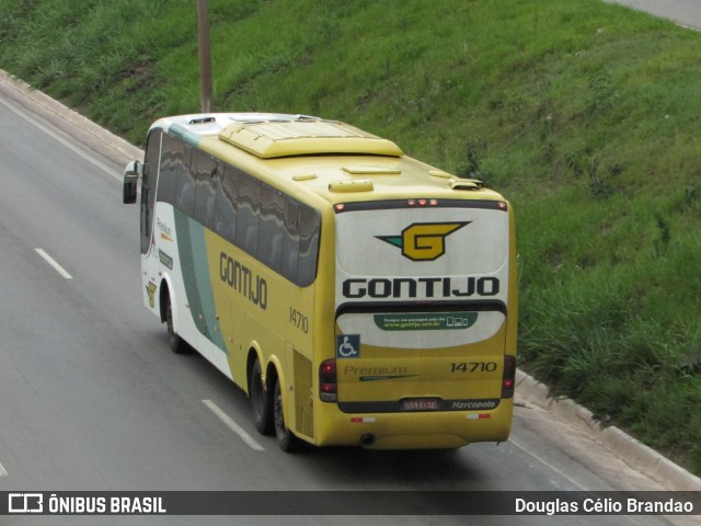 Empresa Gontijo de Transportes 14710 na cidade de Belo Horizonte, Minas Gerais, Brasil, por Douglas Célio Brandao. ID da foto: 9961566.