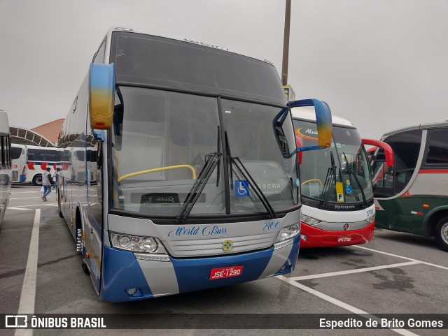 World Buss 2400 na cidade de Aparecida, São Paulo, Brasil, por Espedito de Brito Gomes. Número da foto: #9986109.