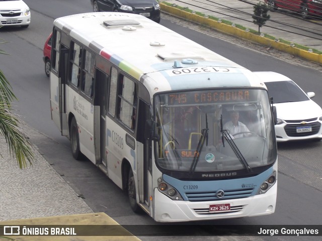 Transportes Barra C13209 na cidade de Rio de Janeiro, Rio de Janeiro, Brasil, por Jorge Gonçalves. ID da foto: 9986294.