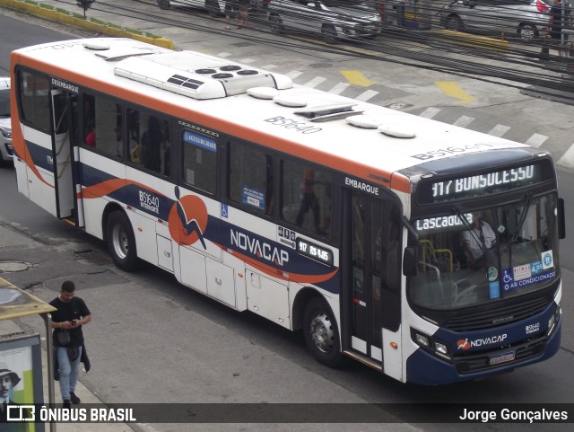Viação Novacap B51640 na cidade de Rio de Janeiro, Rio de Janeiro, Brasil, por Jorge Gonçalves. Número da foto: #9986297.