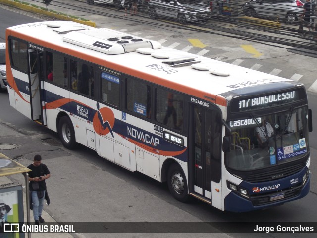 Viação Novacap B51640 na cidade de Rio de Janeiro, Rio de Janeiro, Brasil, por Jorge Gonçalves. ID da foto: 9986297.