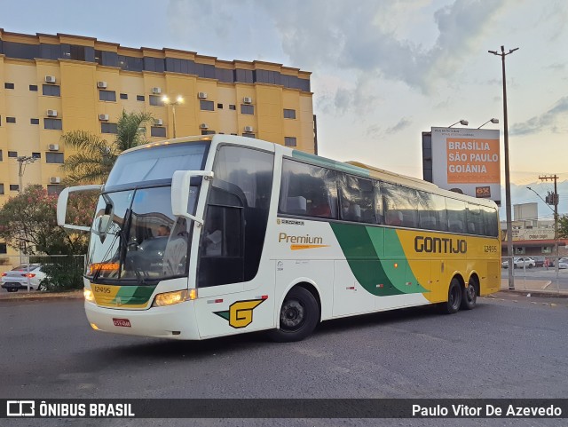 Empresa Gontijo de Transportes 12495 na cidade de Uberaba, Minas Gerais, Brasil, por Paulo Vitor De Azevedo. Número da foto: #9987428.