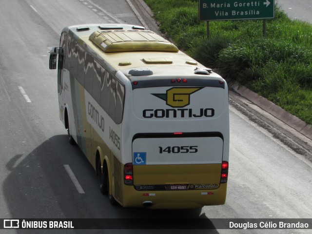 Empresa Gontijo de Transportes 14055 na cidade de Belo Horizonte, Minas Gerais, Brasil, por Douglas Célio Brandao. Número da foto: #9986989.