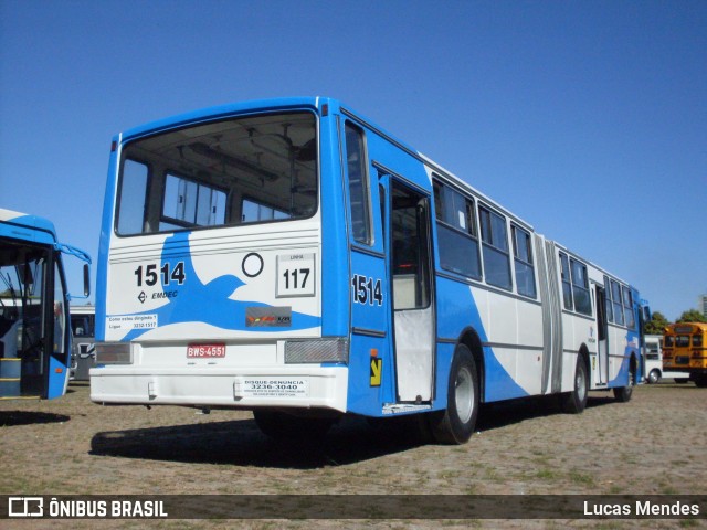 VB Transportes e Turismo 1514 na cidade de Campinas, São Paulo, Brasil, por Lucas Mendes. ID da foto: 9987205.