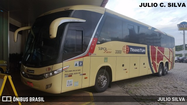 TransTupi Turismo e Fretamento 3300 na cidade de Registro, São Paulo, Brasil, por JULIO SILVA. Número da foto: #9988322.