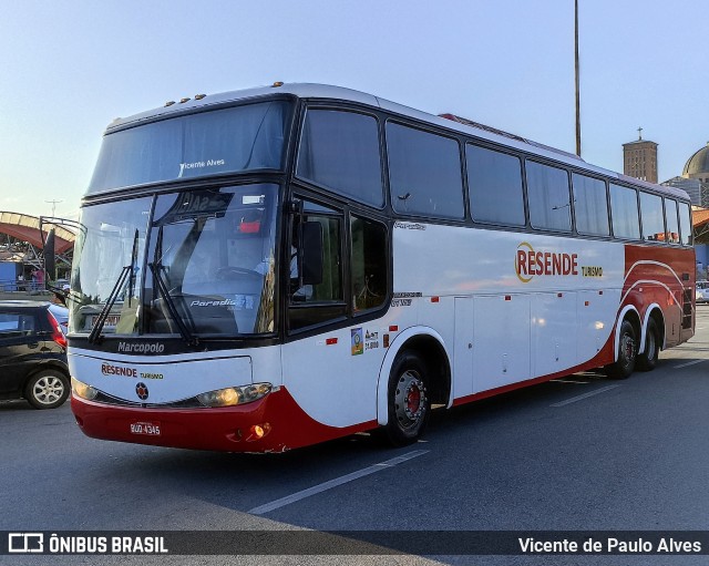 Resende Turismo 4700 na cidade de Aparecida, São Paulo, Brasil, por Vicente de Paulo Alves. ID da foto: 9990897.