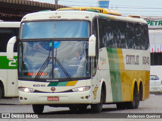 Empresa Gontijo de Transportes 16040 na cidade de Vitória da Conquista, Bahia, Brasil, por Anderson Queiroz. ID da foto: 9989607.