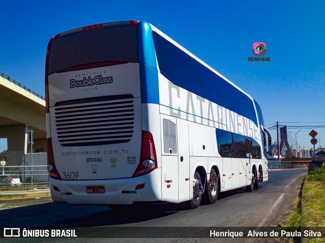 Auto Viação Catarinense 3609 na cidade de Campinas, São Paulo, Brasil, por Henrique Alves de Paula Silva. Número da foto: #9989848.