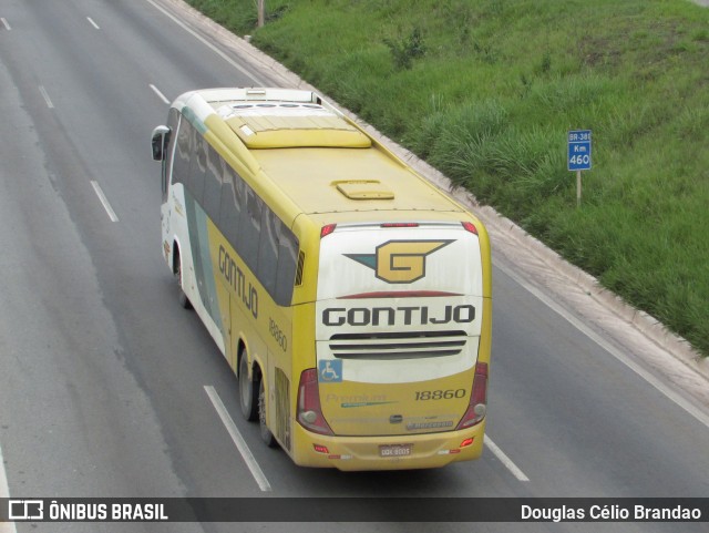 Empresa Gontijo de Transportes 18860 na cidade de Belo Horizonte, Minas Gerais, Brasil, por Douglas Célio Brandao. ID da foto: 9990258.