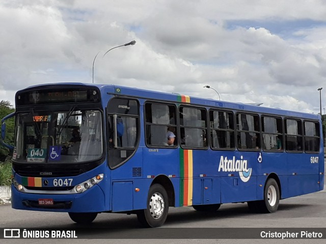 Viação Atalaia Transportes 6047 na cidade de Aracaju, Sergipe, Brasil, por Cristopher Pietro. ID da foto: 9989146.