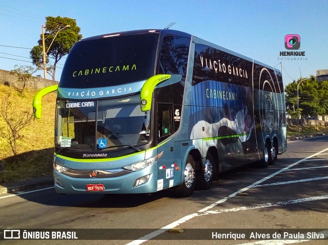 Viação Garcia 8605 na cidade de Campinas, São Paulo, Brasil, por Henrique Alves de Paula Silva. ID da foto: 9989859.