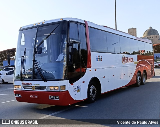 Resende Turismo 4600 na cidade de Aparecida, São Paulo, Brasil, por Vicente de Paulo Alves. ID da foto: 9990905.