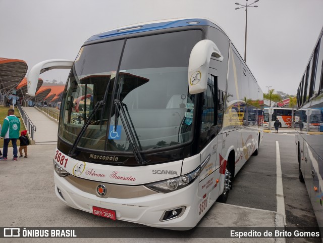 Advance Transatur 3681 na cidade de Aparecida, São Paulo, Brasil, por Espedito de Brito Gomes. Número da foto: #9988728.