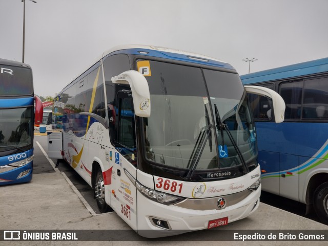 Advance Transatur 3681 na cidade de Aparecida, São Paulo, Brasil, por Espedito de Brito Gomes. Número da foto: #9988737.