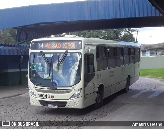 Viação Tamandaré 16043 na cidade de Almirante Tamandaré, Paraná, Brasil, por Amauri Caetano. ID da foto: 9989909.