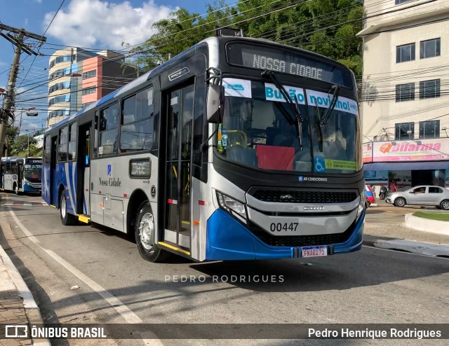 Viação Cidade de Caieiras 00447 na cidade de Franco da Rocha, São Paulo, Brasil, por Pedro Henrique Rodrigues . ID da foto: 9988784.