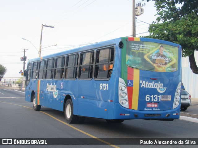 Viação Atalaia Transportes 6131 na cidade de Aracaju, Sergipe, Brasil, por Paulo Alexandre da Silva. ID da foto: 9989771.