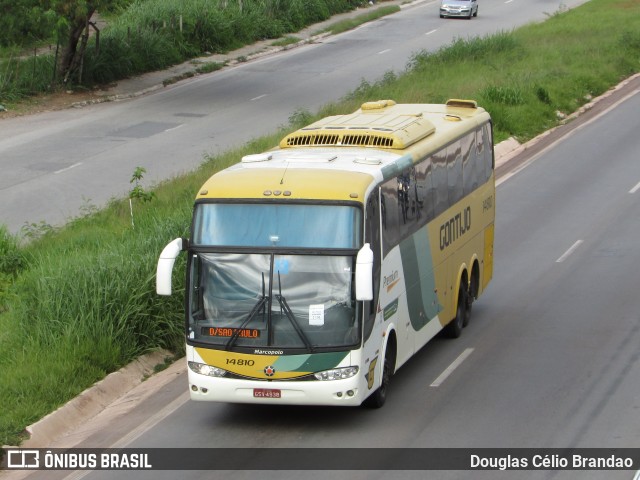 Empresa Gontijo de Transportes 14810 na cidade de Belo Horizonte, Minas Gerais, Brasil, por Douglas Célio Brandao. ID da foto: 9989560.