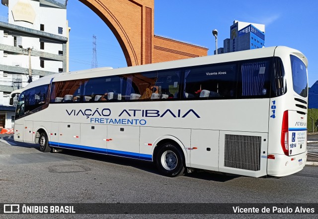 Viação Atibaia São Paulo 1814 na cidade de Aparecida, São Paulo, Brasil, por Vicente de Paulo Alves. ID da foto: 9988572.