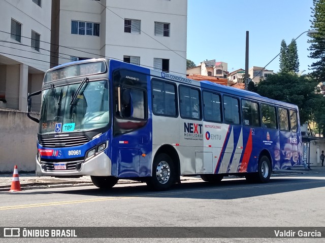 Next Mobilidade - ABC Sistema de Transporte 80.961 na cidade de São Bernardo do Campo, São Paulo, Brasil, por Valdir Garcia. ID da foto: 9988927.