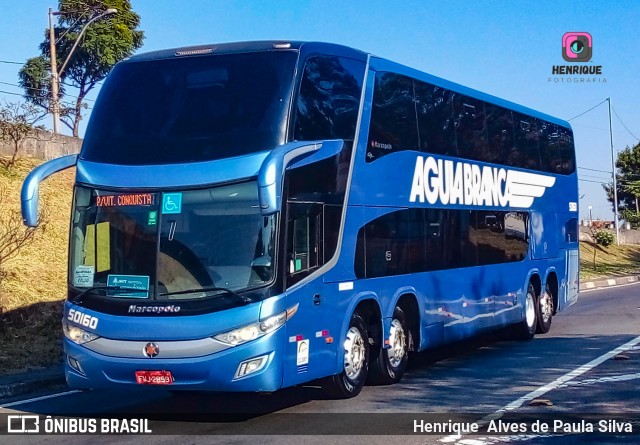 Viação Águia Branca 50160 na cidade de Campinas, São Paulo, Brasil, por Henrique Alves de Paula Silva. Número da foto: #9989875.