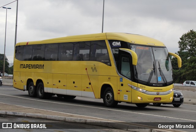 Viação Itapemirim 60019 na cidade de São Paulo, São Paulo, Brasil, por George Miranda. ID da foto: 9989339.