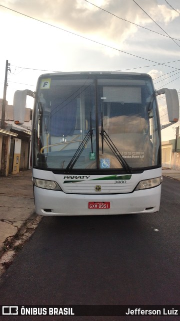 Viação Paraty 3480 na cidade de São Carlos, São Paulo, Brasil, por Jefferson Luiz. Número da foto: #9993214.