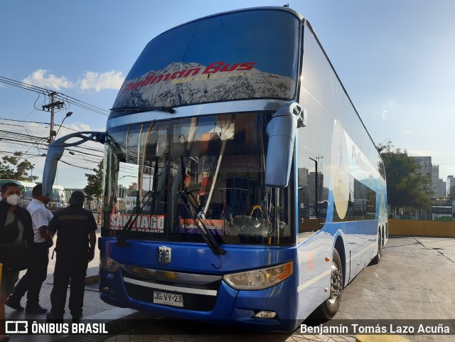 Pullman Bus 202-B na cidade de Estación Central, Santiago, Metropolitana de Santiago, Chile, por Benjamín Tomás Lazo Acuña. ID da foto: 9993679.