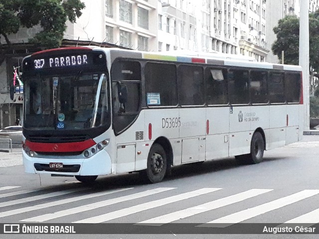 Transportes Campo Grande D53695 na cidade de Rio de Janeiro, Rio de Janeiro, Brasil, por Augusto César. ID da foto: 9991907.