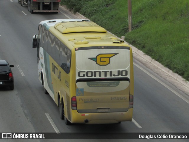 Empresa Gontijo de Transportes 14585 na cidade de Belo Horizonte, Minas Gerais, Brasil, por Douglas Célio Brandao. ID da foto: 9991734.