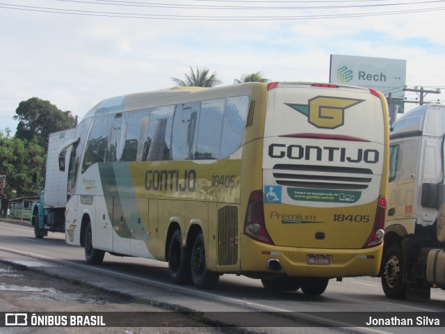 Empresa Gontijo de Transportes 18405 na cidade de Jaboatão dos Guararapes, Pernambuco, Brasil, por Jonathan Silva. ID da foto: 9991476.