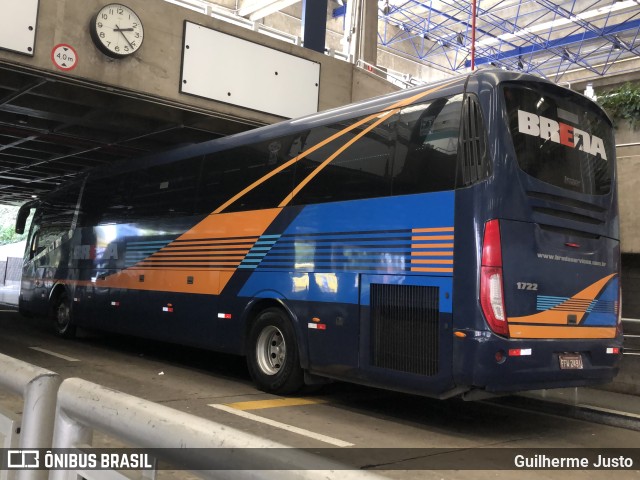 Breda Transportes e Serviços 1722 na cidade de São Paulo, São Paulo, Brasil, por Guilherme Justo. Número da foto: #9993416.