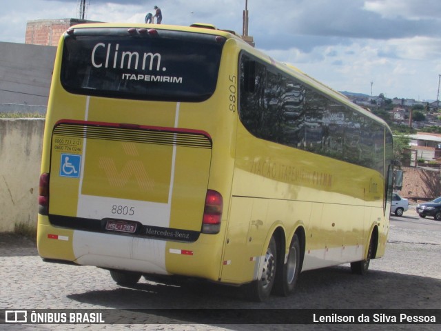 Viação Itapemirim 8805 na cidade de Caruaru, Pernambuco, Brasil, por Lenilson da Silva Pessoa. ID da foto: 9992316.