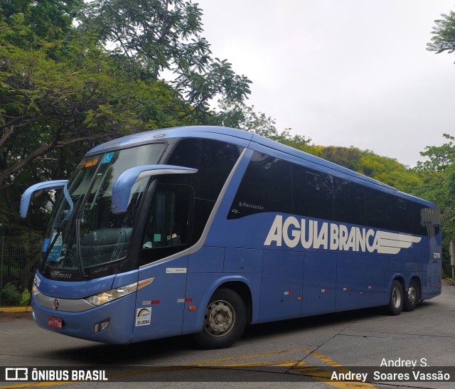 Viação Águia Branca 32710 na cidade de São Paulo, São Paulo, Brasil, por Andrey  Soares Vassão. Número da foto: #9993858.