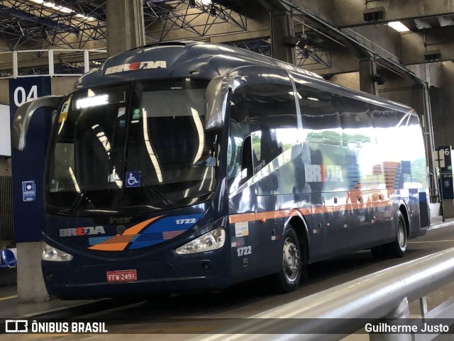 Breda Transportes e Serviços 1722 na cidade de São Paulo, São Paulo, Brasil, por Guilherme Justo. Número da foto: #9993402.