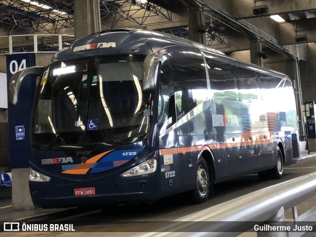 Breda Transportes e Serviços 1722 na cidade de São Paulo, São Paulo, Brasil, por Guilherme Justo. ID da foto: 9993402.