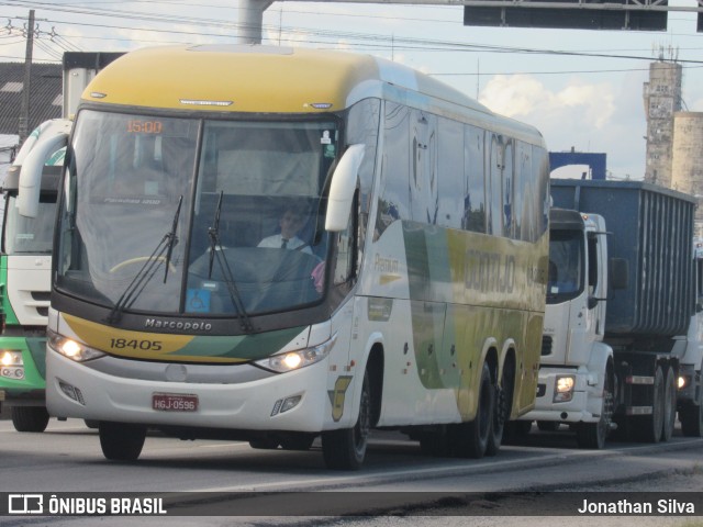 Empresa Gontijo de Transportes 18405 na cidade de Jaboatão dos Guararapes, Pernambuco, Brasil, por Jonathan Silva. ID da foto: 9991473.